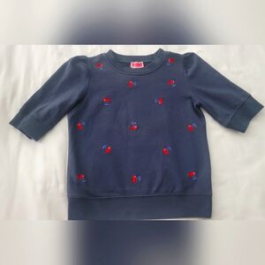 Kate Spade Blue Cherry Sweatshirt